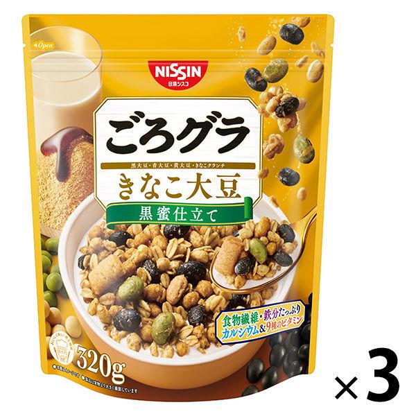 Gorogura 黃豆 320g 3 袋 Nissin Cisco 麥片