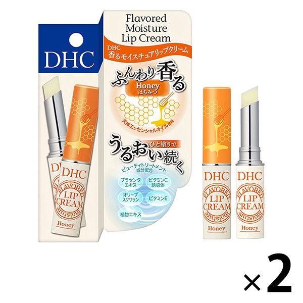 DHC香氛保濕唇膏蜂蜜2瓶無色保濕潤唇膏 DHC