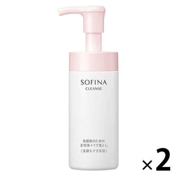 SOFINA 乾性肌膚用美容精華卸妝液 <也可用作洗面乳的泡沫> 150mL x 2 件
