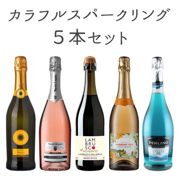 【特價】七彩氣泡酒1組（750ml x 5瓶）海外飲品對比