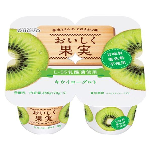 Ohayo Dairy [冷藏] Ohayo 美味水果奇異果酸奶 4p 280g x 6 件 4970020052067 1 套（6 件）（直送）