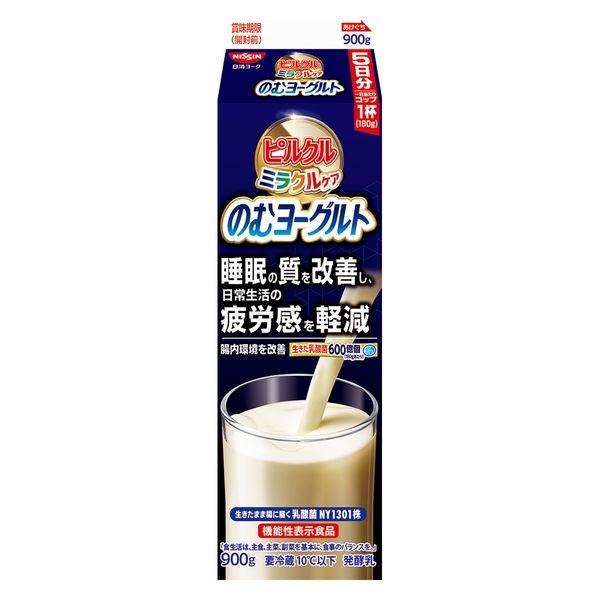Nissin York 【冷藏】Pilkuru Miracle Care 飲用優格 900g x 6 瓶 4903009015517 1 套（6 瓶）（直送）