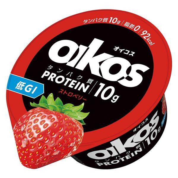 達能日本【冷藏】Oikos Fat 0 草莓優格高蛋白 113g x 12 件 45207082 1 套（12 件）（直送）