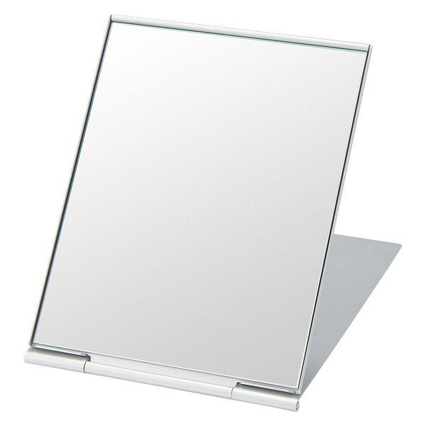 MUJI 鋁製折疊鏡 L 164×126×5.3mm 良品計畫