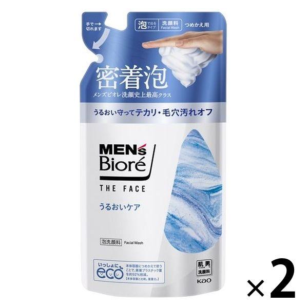 男士碧柔 The Face 保濕護理補充裝 舒適麝香香味 170ml 2 件 花王