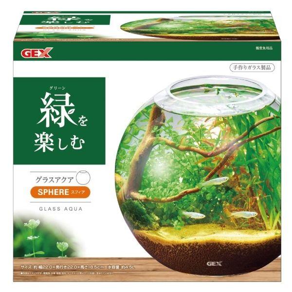 玻璃水族球圓形水族箱 1 件 Gex 新品到貨