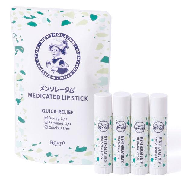 [EC Limited] 曼秀雷敦藥用唇膏 4.5g x 4 瓶 Eco Pack 樂敦製藥（推薦）有限公司