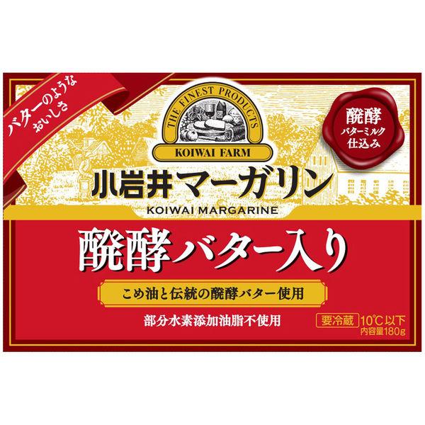 小岩井乳製品 [冷藏] 小岩井人造奶油 [加發酵奶油] 180g x 10 件 4972050010437 1 套（10 件）（直送）