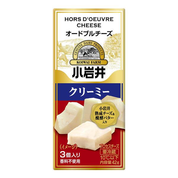 小岩井乳製品 [冷藏] 小岩井開胃起司 [奶油] 42g x 15 件 49152715 1 套 (15 件) (直送)