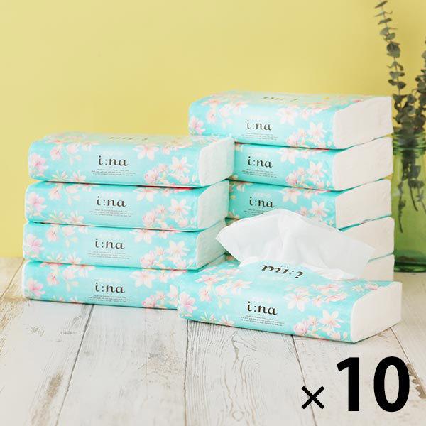 【特價】薄紙 150 對 Elleair i:na 軟包紙巾 1 箱（10 包）Daio Paper