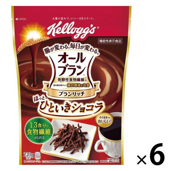 家樂氏日本家樂氏All Bran Bran Rich Hotto Hitiki Chocolat 220g 6袋麥片