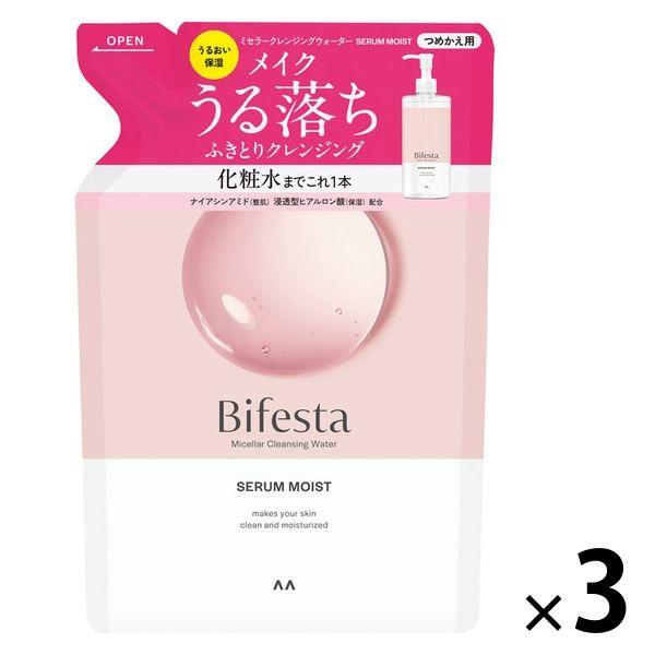 Bifesta 膠束清潔水精華保濕補充裝 360mL 3 件組擦拭清潔