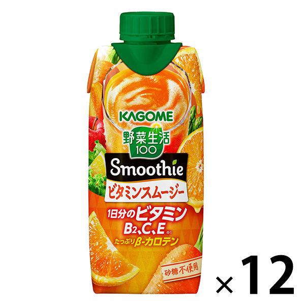 Kagome Yasai Seikatsu 100 Smoothie 維生素冰沙 330ml 1盒（12片）