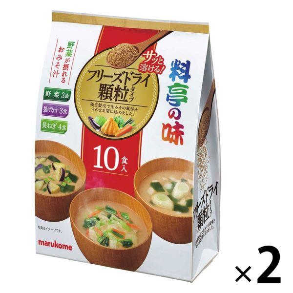 Marukome超值凍乾顆粒餐廳風味什錦2片味噌湯