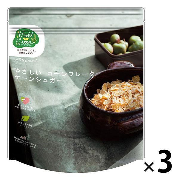 Feel & Green Easy 玉米片蔗糖 140g 3 袋 日本食品製造 穀物