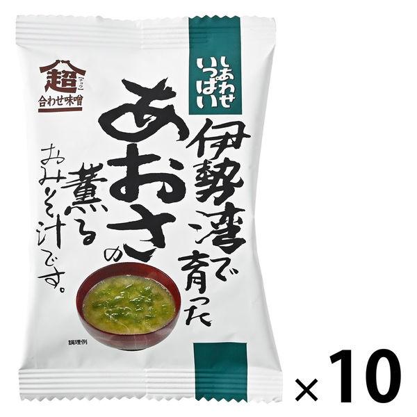 帶有伊勢灣海生菜香氣的味噌湯 1 套（1 片 x 10） Cosmos Foods