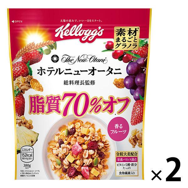 全料格蘭諾拉麥片 70% 脫脂 380g 1 套（1 袋 x 2）Nippon Kellogg