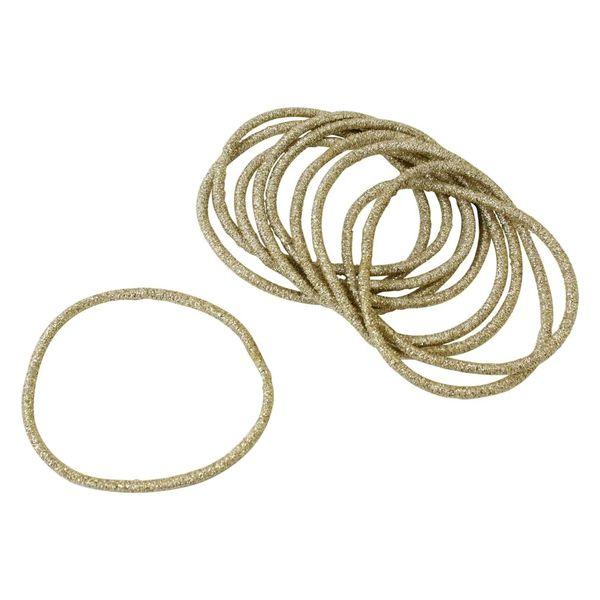 Nippon Chuko Ring 橡膠金屬片 10 件 中型 (φ3mm x 5cm) 金色 F10-RMG 1 套（5 袋）（直送）