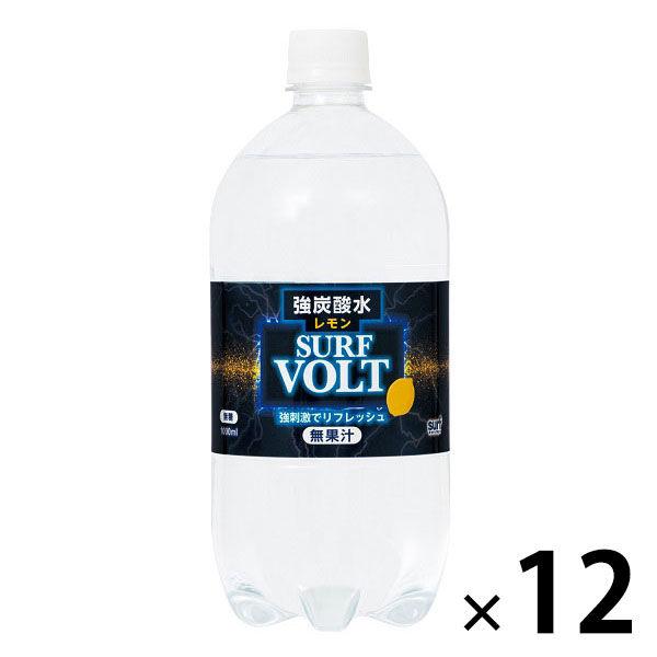 衝浪飲料 VOLT 檸檬味強烈碳酸水 1L 1盒（12瓶）