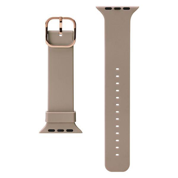 PGA Apple Watch 49/45/44/42mm 矽膠錶帶 米色 PG-AW49SC03BE 1 件（直發貨）