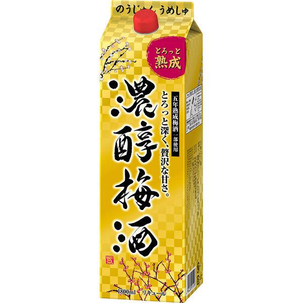 朝日濃梅酒10%裝1.8L 1瓶