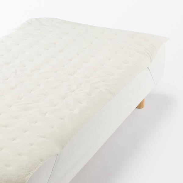 MUJI 再生聚酯保暖纖維厚墊 S 100 x 200 公分 象牙色 Ryohin Keikaku