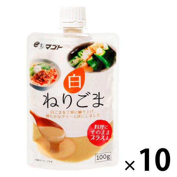 Makoto 芝麻醬白色立袋 0808 1 套（1 件 x 10）