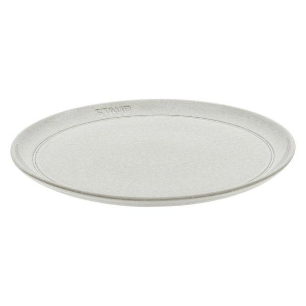 Staub Plate Campagne 26cm 1 件陶瓷盤 大盤子陶瓷微波爐保險箱 [日本授權產品] 40508-028