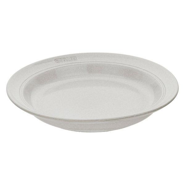 Staub Deep Plate Campagne 24cm 1 件陶瓷深盤陶瓷微波爐保險箱 [日本授權產品] 40508-029
