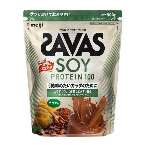 SAVAS 大豆蛋白 100 可可風味 1 袋 (900g) 明治
