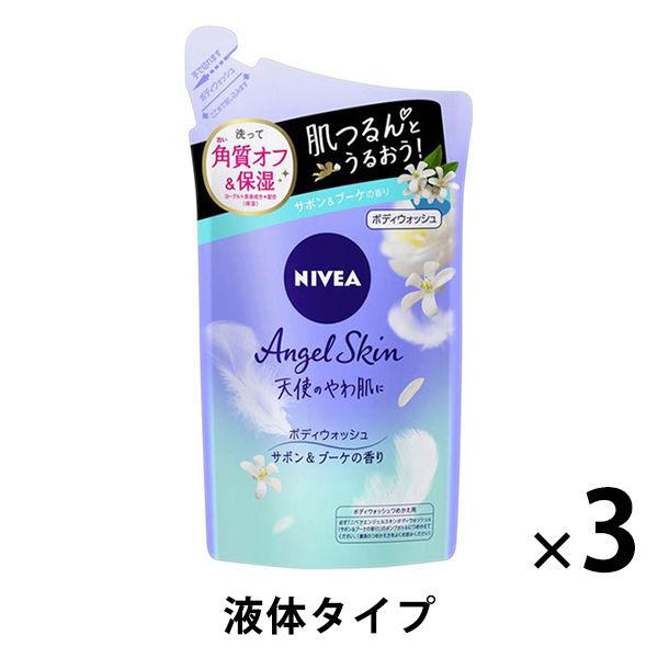 【特價】妮維雅 Angel Body Wash Savon 補充裝 360ml 3 件 花王液體型