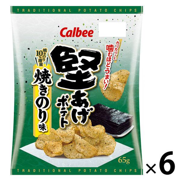 Kataage 馬鈴薯烤海苔口味 6 袋 Calbee 零食 洋芋片零食