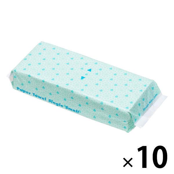 紙巾小/單張 Recycle 100（FSC 認證紙）1 套（200 張 x 10 件）[商業用途] Askul（推薦）原創