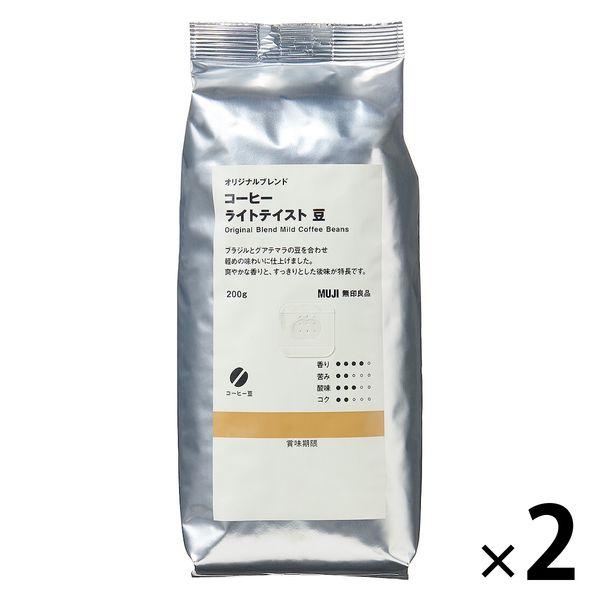 [咖啡豆] MUJI Original Blend 咖啡淡味豆 200g 1 套 (1 袋 x 2) 良品計畫