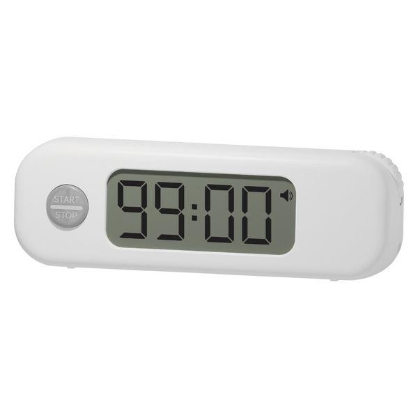 Sonic Stickle 定時器錶盤 白色 方便攜帶，適合學習 SP-8327-W 1 件