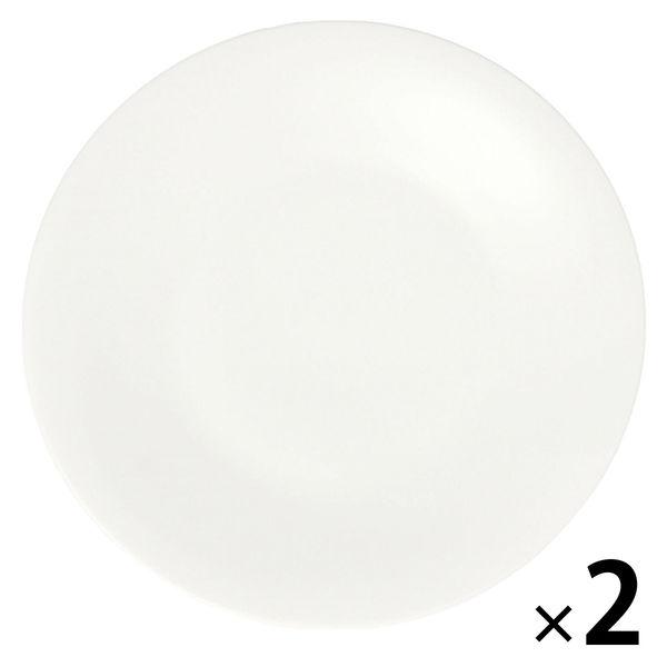 Minoyaki SLIM 碟 (LL) 白色 1 套 (2 個) LAKOLE