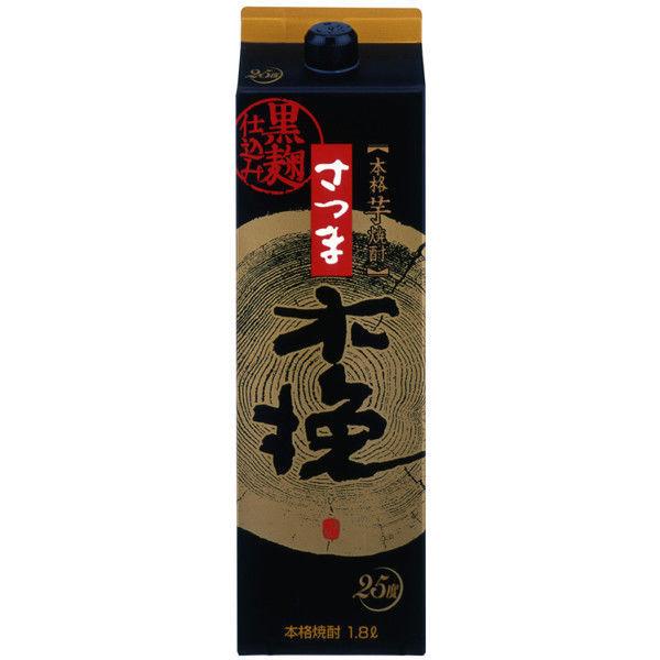 薩摩木轉黑曲25度1.8L裝1瓶馬鈴薯燒酒雲海酒造