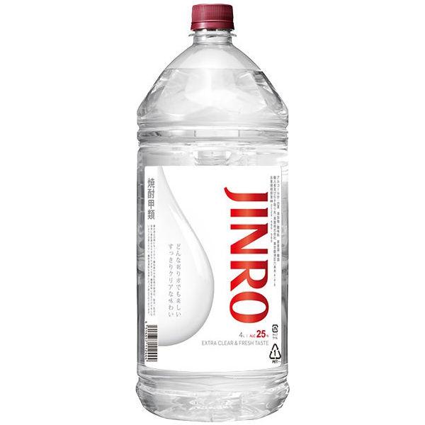 JINRO 25 度 4L pet 1 瓶 口井燒酒