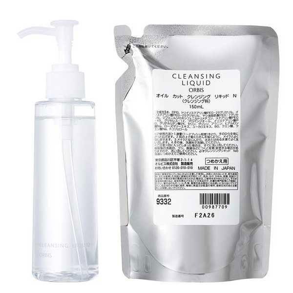ORBIS 清潔液瓶 150mL + 補充裝 150mL