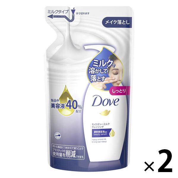 多芬保濕潔面乳卸妝補充裝 180ml 2 件