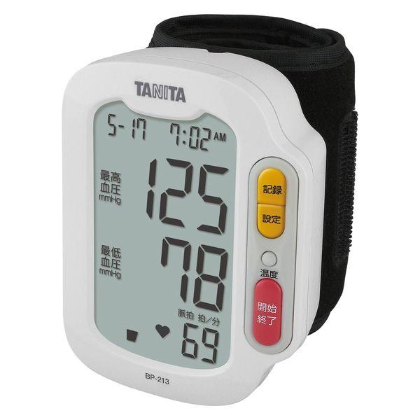 TANITA 腕式血壓計 緊湊型小型便攜式 易於操作 白色 BP-213-WH 1 台
