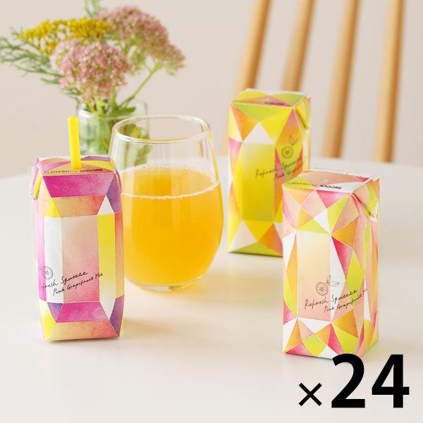 【紙包裝】【蔬菜汁】【粉柚口味】戈薇清爽榨汁200ml 1盒（24瓶）（推薦）原裝
