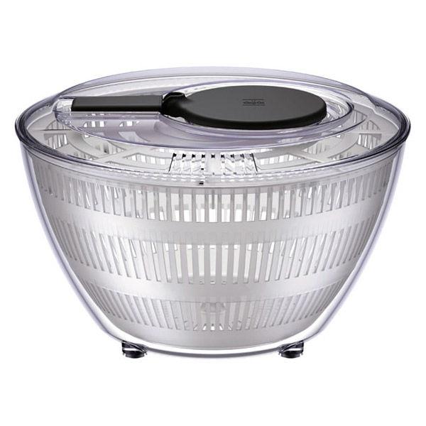 沙拉旋轉器蔬菜瀝水器 ViV L 號黑色直徑 27 x 高 17 公分日本製造 1 件 World Create