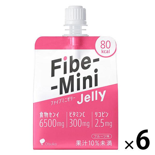 五顆迷你果凍 1組（1片（180g x 6） 水果口味 膳食纖維 大塚製藥