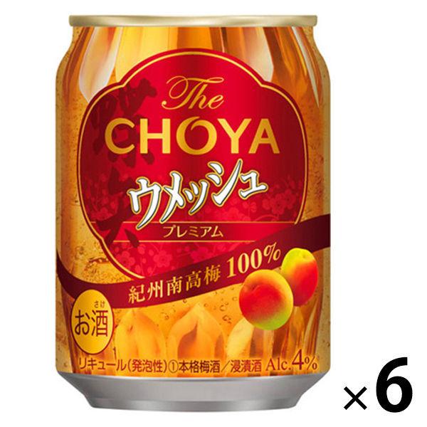 罐裝 Chuhai、Chuhai、酸梅酒、Choya、Umesh、純蘇打水，250 毫升 x 6 瓶