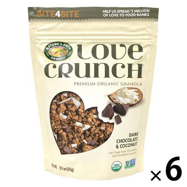 Love Crunch 有機格蘭諾拉麥片黑巧克力馬卡龍 325 克 6 片 Nature's Purse